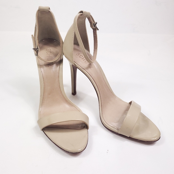 Shoes - Schutz Cadey Lee Tan Ankle Strap Sandals